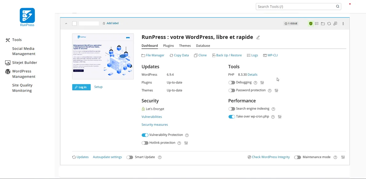 Wptoolkit Screenshot2